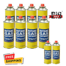 12 x BUTANE GAS BOTTLES