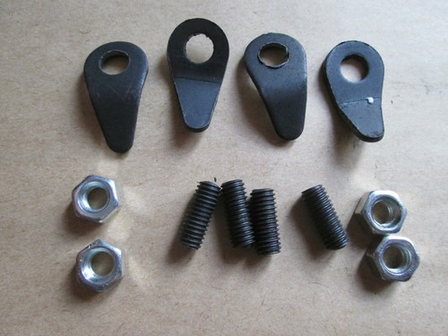 Glass retaining clips to - glass, x4