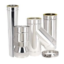 Twin Wall Flue Pipe Stainless