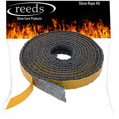 Flat stove rope - flat, adhesive